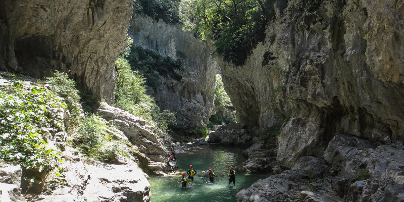 canyoning miraval mont perdu espagne aragon