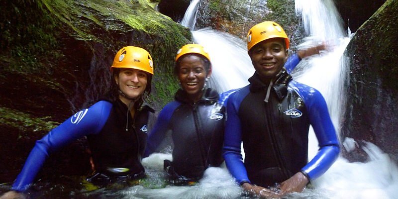 canyoning arlos luchon pyrenees