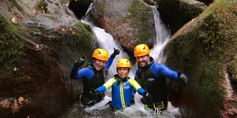 canyoning arlos luchon pyrenees