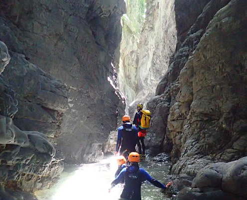 Canyoning dans les Pyrénées