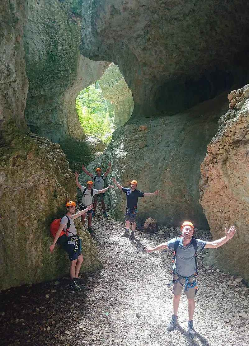 Canyoning canyon sec espagne