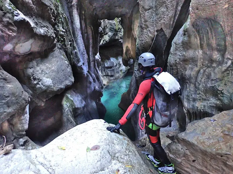 canyoning gorg blau sa fosca majorque espagne 2