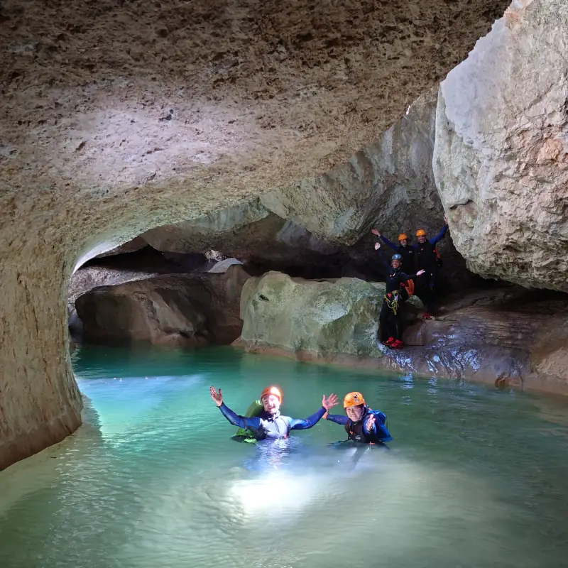 Canyoning rio vero sierra de guara 2