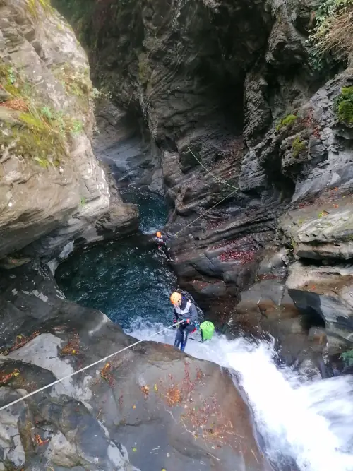 canyoning neste de saux hautes pyrénées