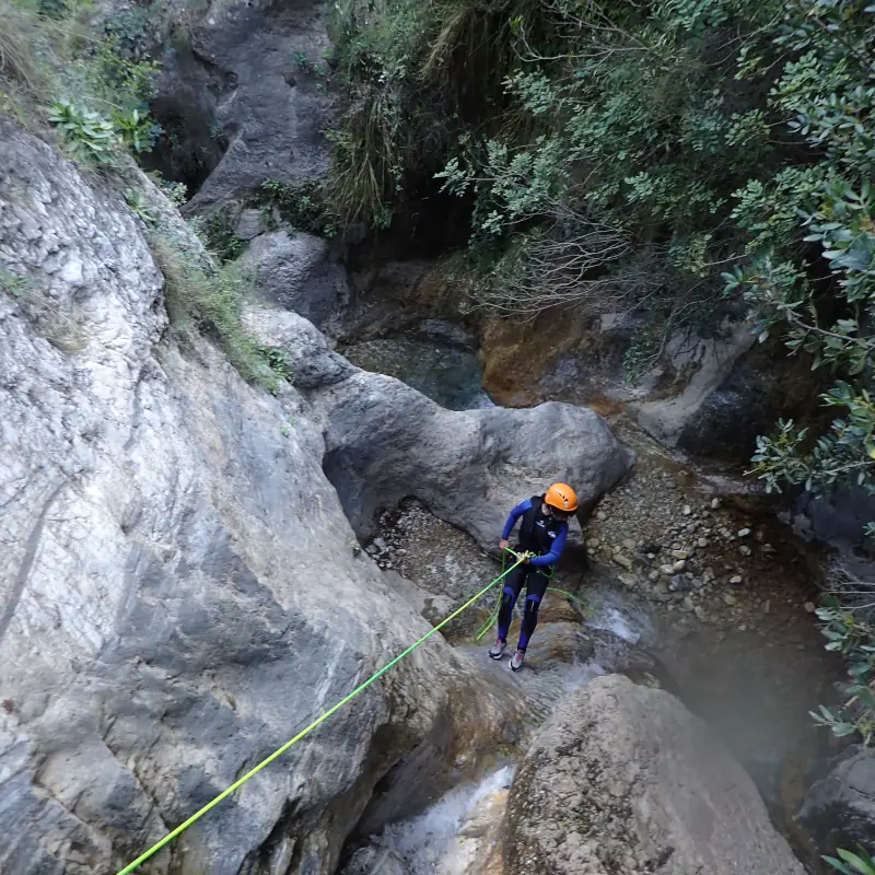 canyoning-almanchares Canyoning rio vero sierra de guara 2