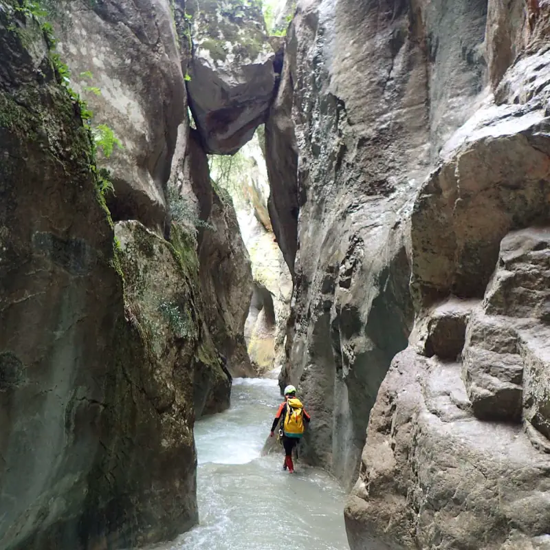 canyoning infern Canyoning rio vero sierra de guara 2