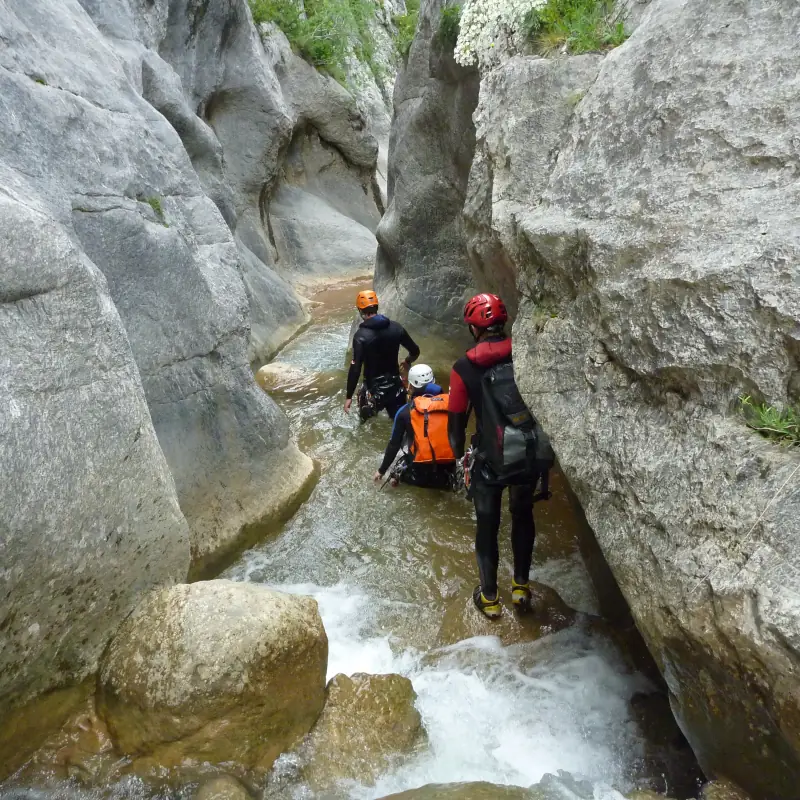 canyoning viu de llevata Canyoning rio vero sierra de guara 2